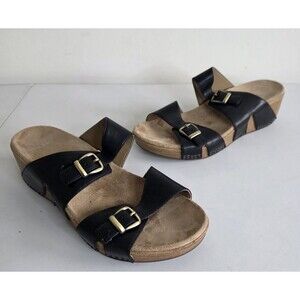 Dansko Leann Slip-On Platform Wedge Sandals - Women's Size 10